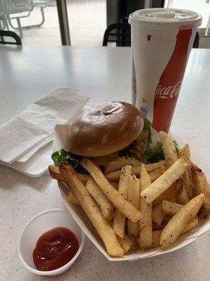 Southwest burger combo