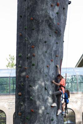 Rock climbing at Summerfest