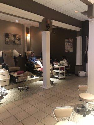 back room pedi