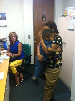 Last visit with Dr. Lakshmanan. She retires in Sept. 2013. Wishing her the best!