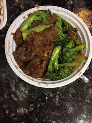 Beef with broccoli