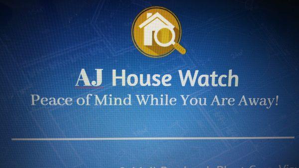 AJ HOUSE WATCH 561-294-9103