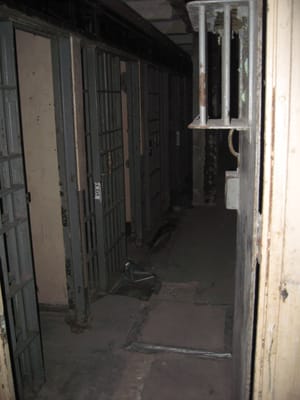 Charles Manson cell block before the renovation