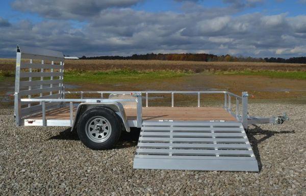 Add a side ramp for easy loading of vehicles or to haul a  vehicle and materials.