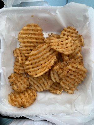 Waffle fries