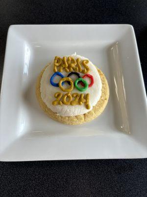 Yummy special cookies for the Olympics.