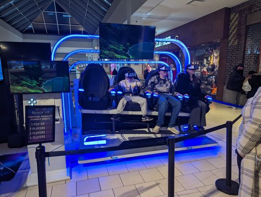 Immersive virtual reality rides