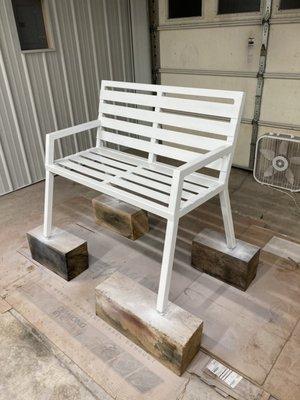 Bench made for a local automotive shop