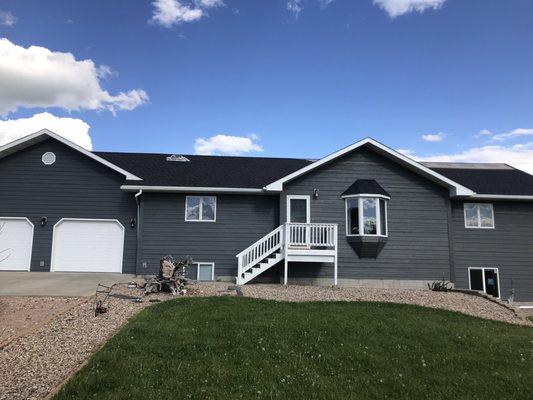 Roofing, Siding , gutters , windows - project in progress   Black Hawk, SD