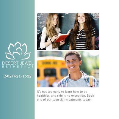 Teen facials will help boost self esteem and educate your young one on self-care!