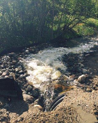 DNR Balsam Lake Dam Reconstruction, 36" Culvert Completion