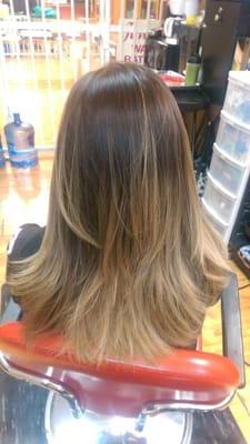 a beautiful color melt done by our color specialist Araceli!