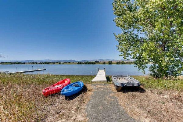 Views from an amazing lake front listing!