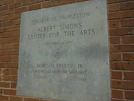 Albert Simons Center for the Arts - College of Charleston