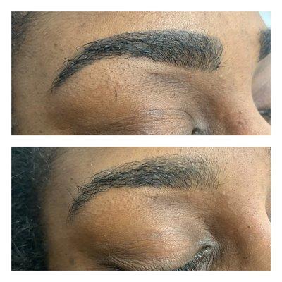 Eyebrows threading n tinting