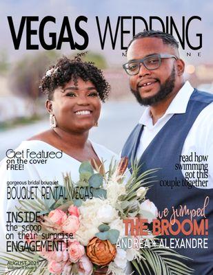 Our bouquets have been featured in Vegas Wedding Magazine and Desert Wedding Magazine. We create custom bouquets! We ship nationwide too!