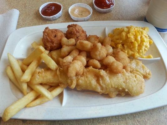 Fish and Popcorn Shrimp Meal