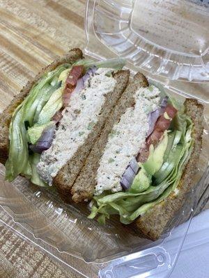 Tuna Sandwich, great portion.