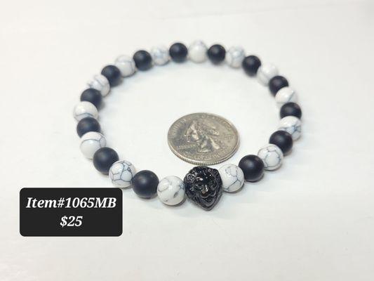 Lion Head Gemstone bracelet