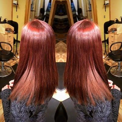 Red hot hair by Samantha