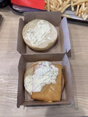 Seriously????  McDonald's fish sandwich!!  Crap!!