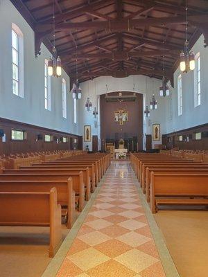 Inside the chapel