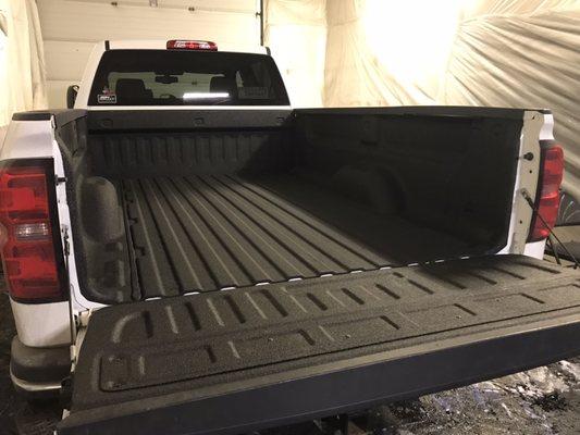 Bedliner install on brand new truck!