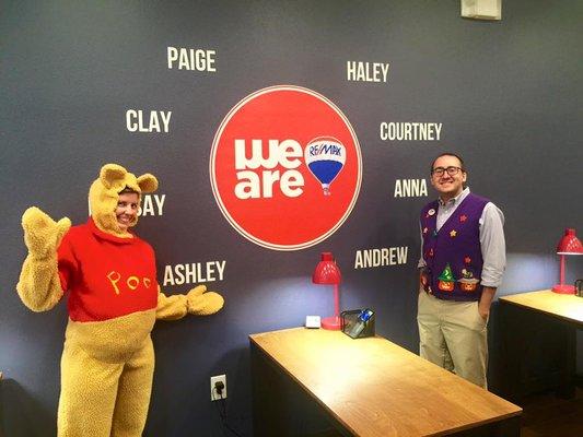 Happy Halloween from Winnie the Pooh and Christopher Robin! #realtors #myremaxselect