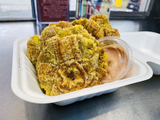 Tostones! The Puerto Rican's French Fries!