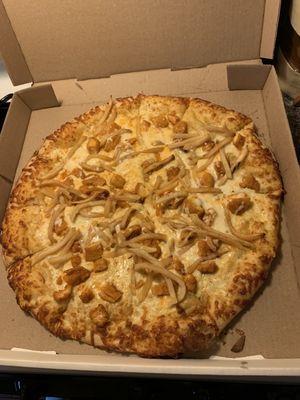 Buffalo chicken pizza