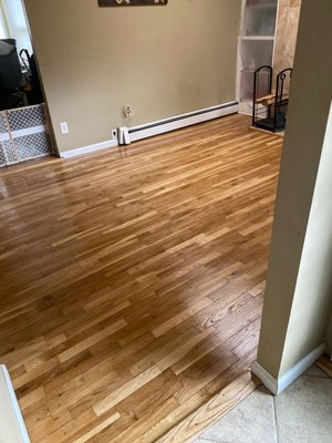 Wine room sans and refinish