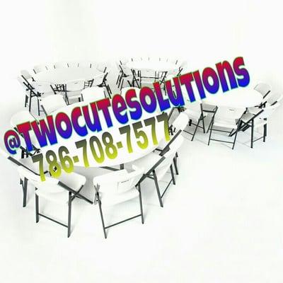 #Rentals - wicker chairs tables tents chairs balloons bouncehouse snowcone hotdog cotton candy ((machines))