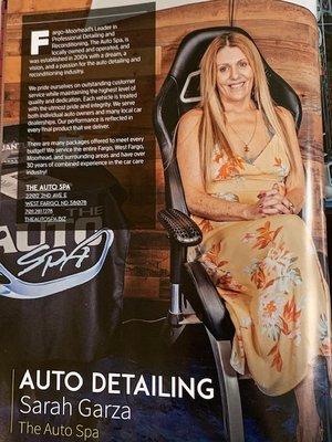 What an amazing honor to recieve the BEST AUTO DETAILING SPA in the FM Area by Faces Magazine for 2021!