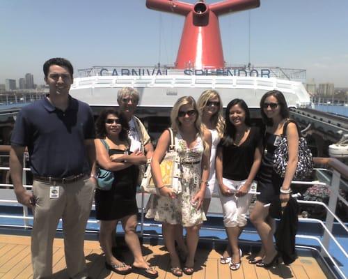 Our Travel Team out on the high seas