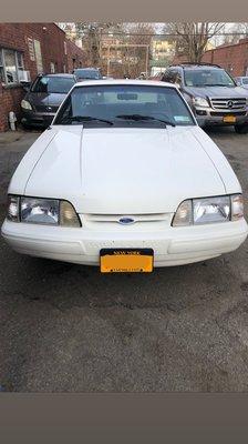 1993 Mustang. This is one of 90s cars that we work on!