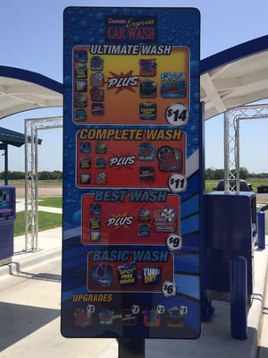 Individual Wash Pricing