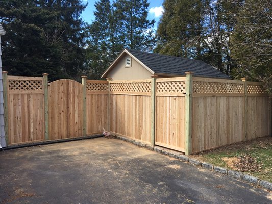 Custom Wood Fence