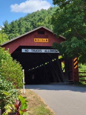 Covered Bridge entrance