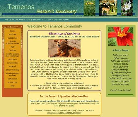 Temenos Sanctuary -- Diwali Blessing of the Dogs (2019 event is over, but bookmark them for next year!)