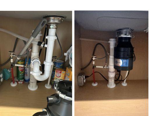 Garbage disposal installation