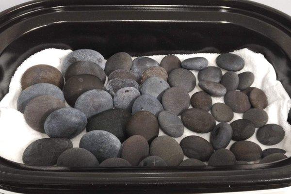 Hot stone massage!