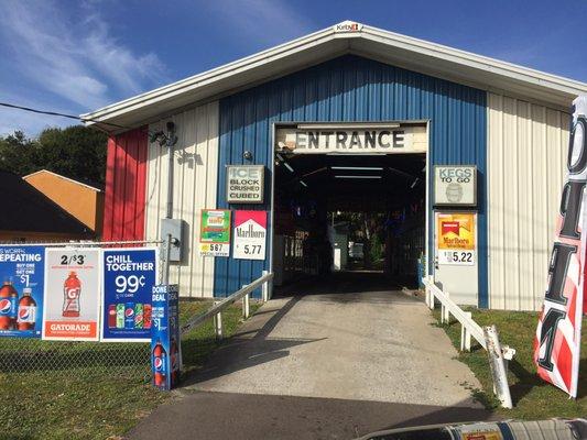 One of very few left drive-through beverage Mart