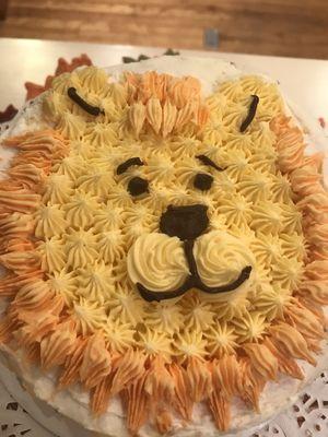 Lion Birthday Cake