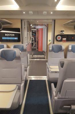 Some of work, featured on the next gen trains for Amtrak