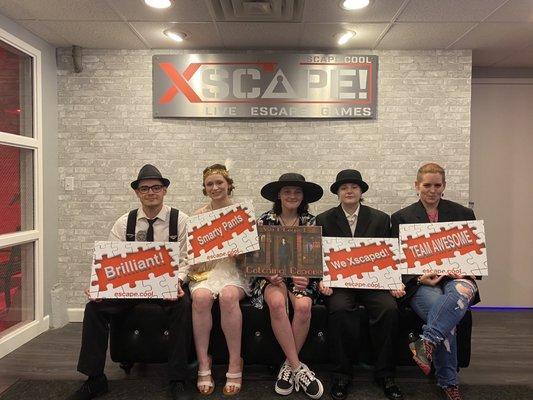 We escaped!!