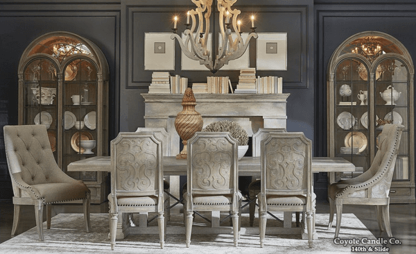 Make a statement with this sophisticated dining group by A.R.T. Furniture.