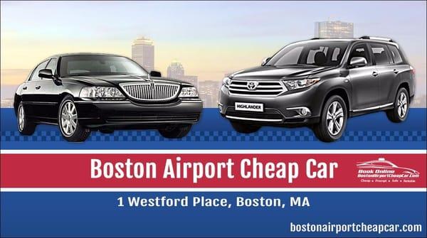 Boston Airport Cheap Car and Taxi