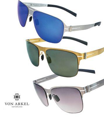 SunWear by Von Arkel.  Watchmaker technology, screwless light weight durable