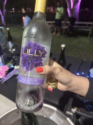 Lilly flavored wine