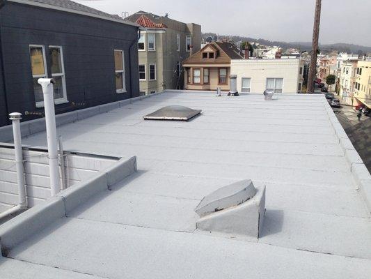 Flat roof replacement San Francisco 2018